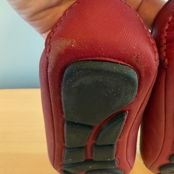 Michael Kors Moccasins Flats Red 7 - Picture 6 of 10